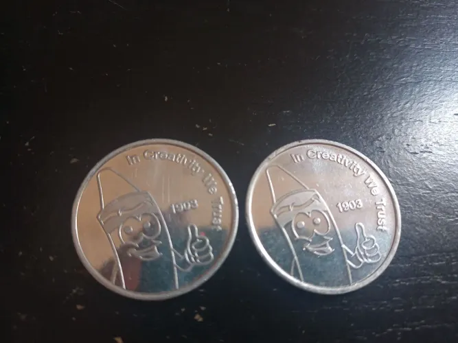 Moedas Crayola - 2015