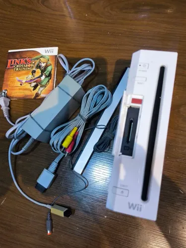 Nintendo Wii Branco + Acessórios + Jogo Original + manual leia a descrição