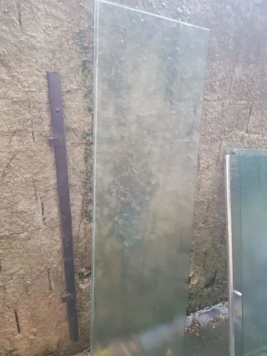 Vidro para box de banheiro - 184,5cm x 55cm x 6mm