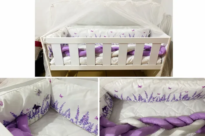Vendo Mini berço, almofada de amamentação, ninho e canguru