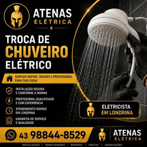 Troca de Chuveiro Elétrico