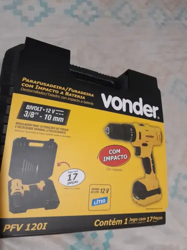 Furadeira parafusadeira Vonder nova nunca usada