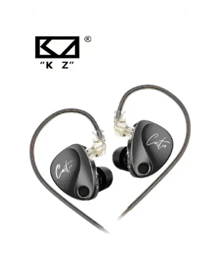 Fone Kz Castor Bass Monitor Palco Mic 4 Drivers Alta Fidelidade Profissional