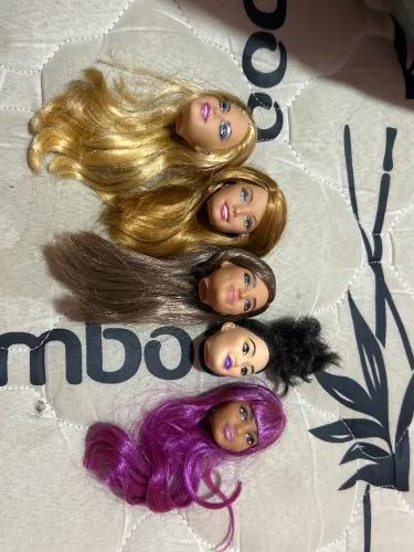 Barbie lote cabeças