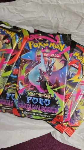 10x Booster pack Pokémon Fogo Fantasmagórico