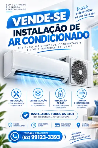 Instalação de ar-condicionado