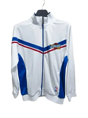 Jaqueta NBA Original Com Zíper, Blusão Branco (não Envio)