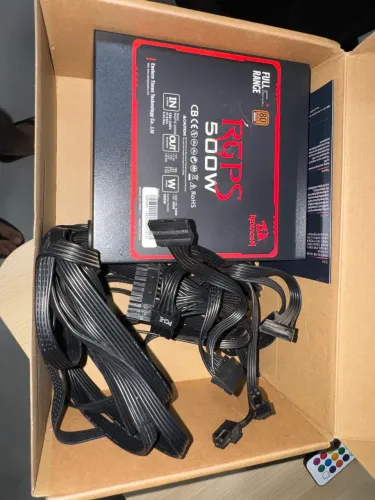 Fonte Redragon RGPS 500W (80 Plus Bronze, PFC Ativo)