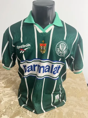 Camisa Palmeiras Reebok Parmalat 1996 Tamanho M