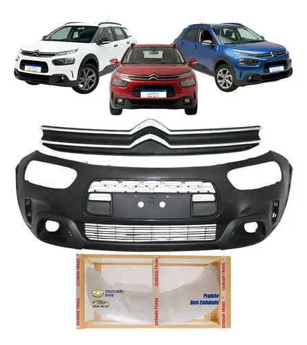 Parachoque Citroen C4 Cactus 2018 2019 20 21 22 23 2024 Novo Preto