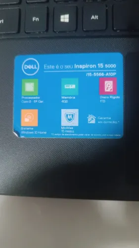 Notebook Dell Inspiron 15 5000