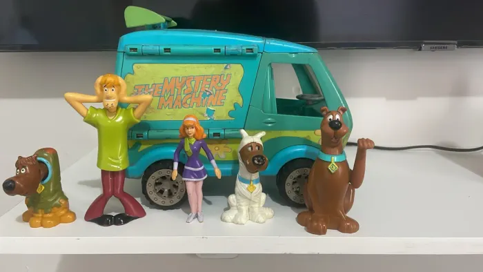 Scooby doo lote máquina de mistério e colecionáveis