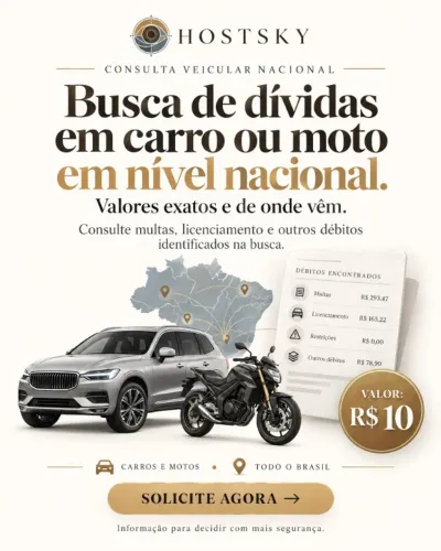 DÍVIDAS DE CARRO OU MOTO, BUSCA