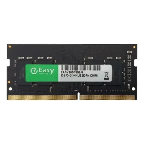 Memoria Notebook Ddr4 8gb 3200mhz Pc4 Cl22 Easy Memory Novo Loja Coimbra Computadores