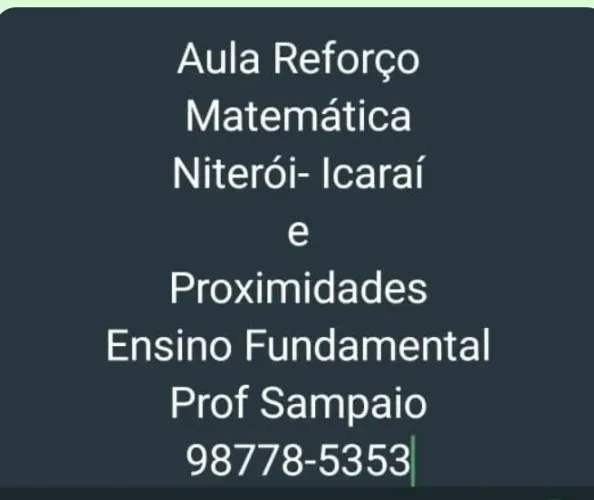Aula Matemática Niteroi