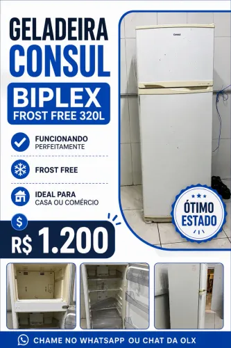 Geladeira cônsul biplex