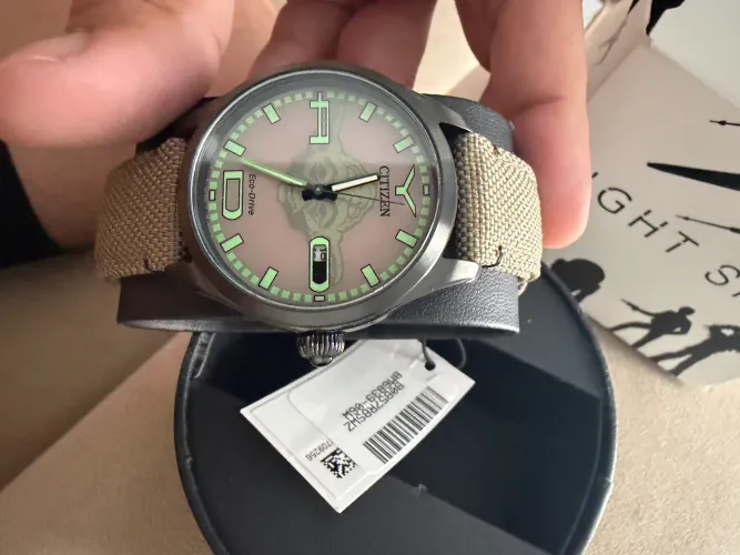 Citizen Relógio masculino Eco-Drive Star Wars Yoda