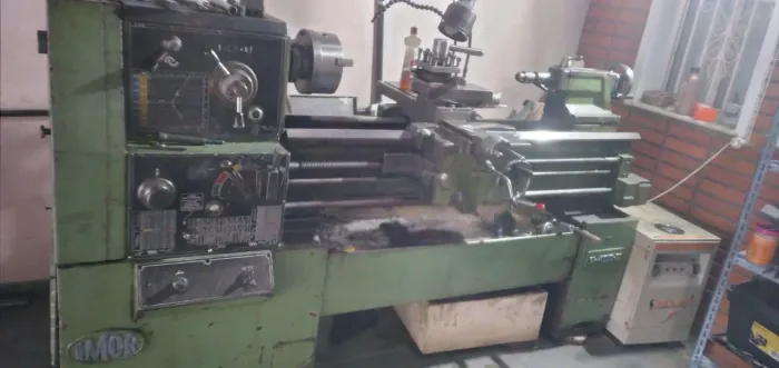 Torno mecanico e transformador Sinclair