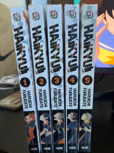 Haikyu Mangas em INGLÊS do 1 ao 5 usados