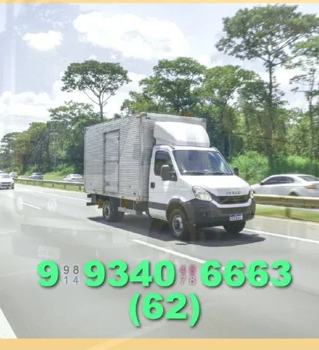 Frete _rápido_ e _seguro_! Transporte de cargas e mudanças _com_ qualidade!