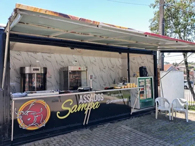 Vendo Container de Assados Completo Faturando (W) *