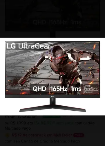 Monitor LG Ultragear 32 QHD