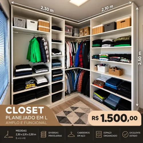 Closet em L