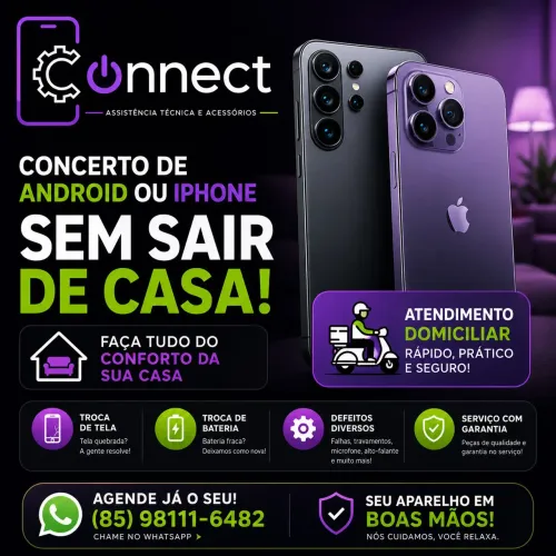 Conserto de Celular | Troca de Tela, Bateria e Conector