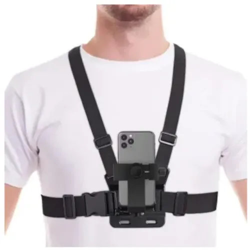 Suporte Peitoral Ajustável para Celular Câmera GoPro - Loja Loxee Store