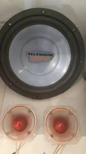 Som automotivo, Auto falante Selenium Bass + Tweeter Tiger Audio