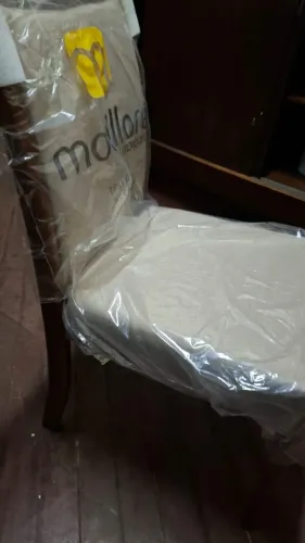 6 Cadeiras de Jantar Mobilare Safira Novas na Caixa - Madeira Maciça