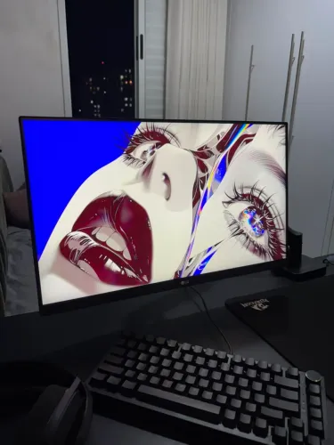 Monitor LG 24ML600M 24? Full HD IPS 60Hz + Cabo HDMI e Fonte Original
