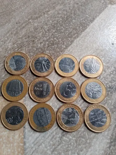 Moedas pra coleção 