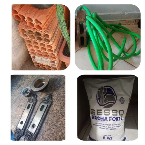 Materiais para doação