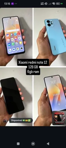 Smartphone redmi note 12
