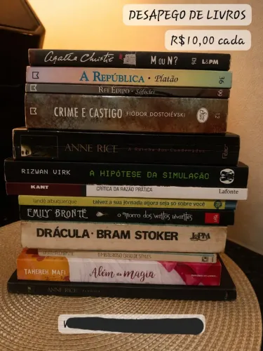 DESAPEGO DE LIVROS (passe as imagens)