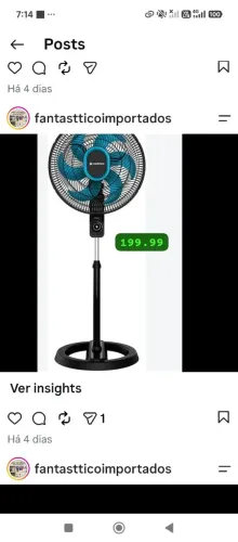 Super Ventilador de coluna grandão