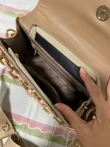 Bolsa de mão/ombro bege