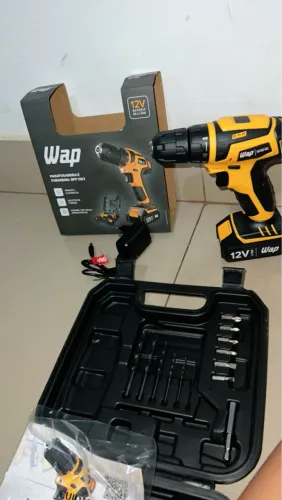 Parafusadeira e furadeira wap 12 v