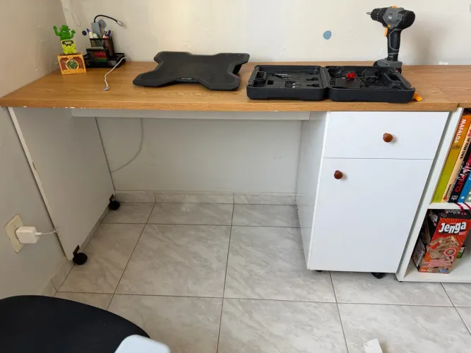 Mesa de computador Escritório Escrivaninha com gavetas 