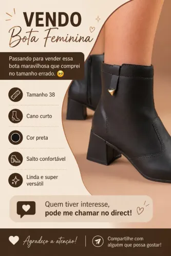 Bota junina nova!comprei do tamanho errado está na caixa!