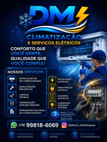Instalação, manutenção e limpeza em Ar-condicionado