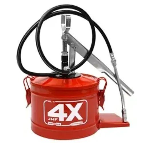 Bomba Manual para Graxa 4kg Vermelho