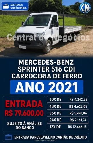 Caminhão M.BENZ SPRINTER 516 -2021