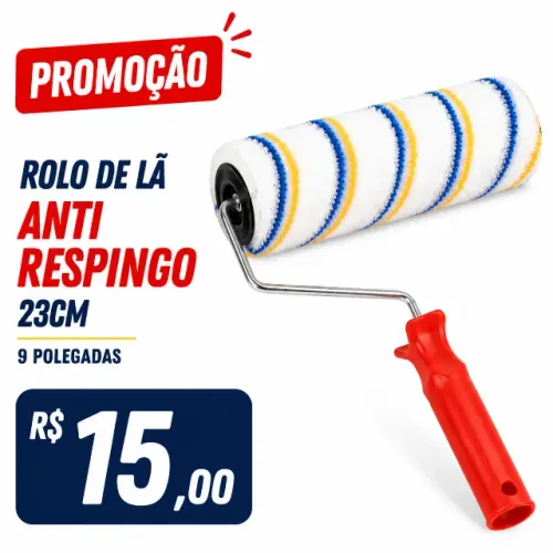 Rolo de lã anti respingo 23 cm