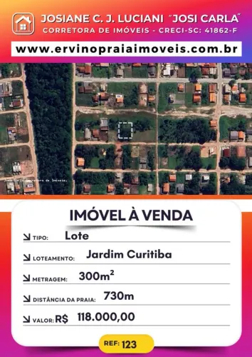 Lote para Venda em São Francisco do Sul, praia do Ervino