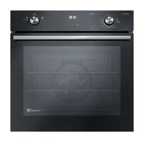 Forno de Embutir Electrolux a Gás 80L Efficient com PerfectCook360 Preto (OE8GH)
