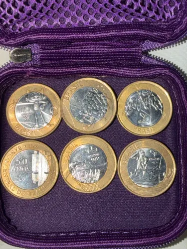 Moedas colecionáveis ( venda por unidade)