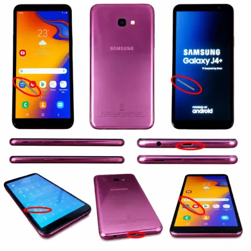 Carcaça Celular Samsung Galaxy J4 Plus J415 Sucata P\ Peças ou Reparo
