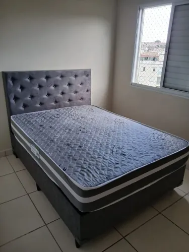 Oferta cama box casal e colchão molas